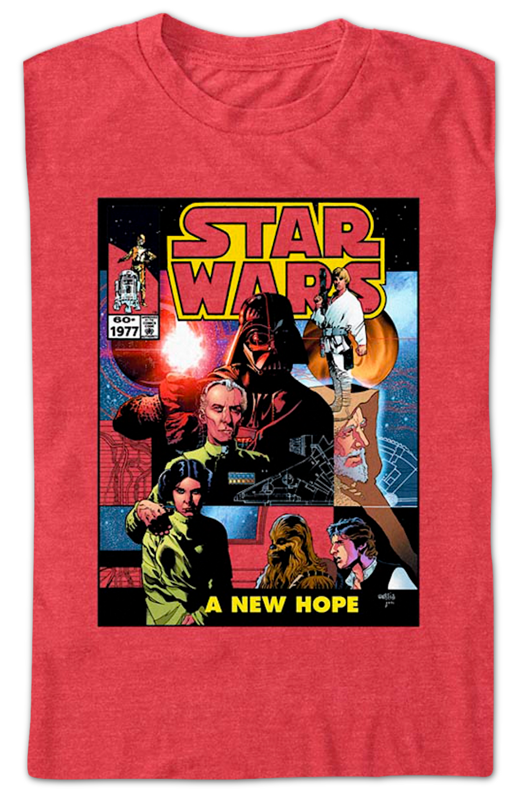 A New Hope Comic Book Cover Star Wars T-Shirt product image 2
