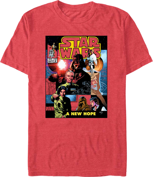 A New Hope Comic Book Cover Star Wars T-Shirt product image 1