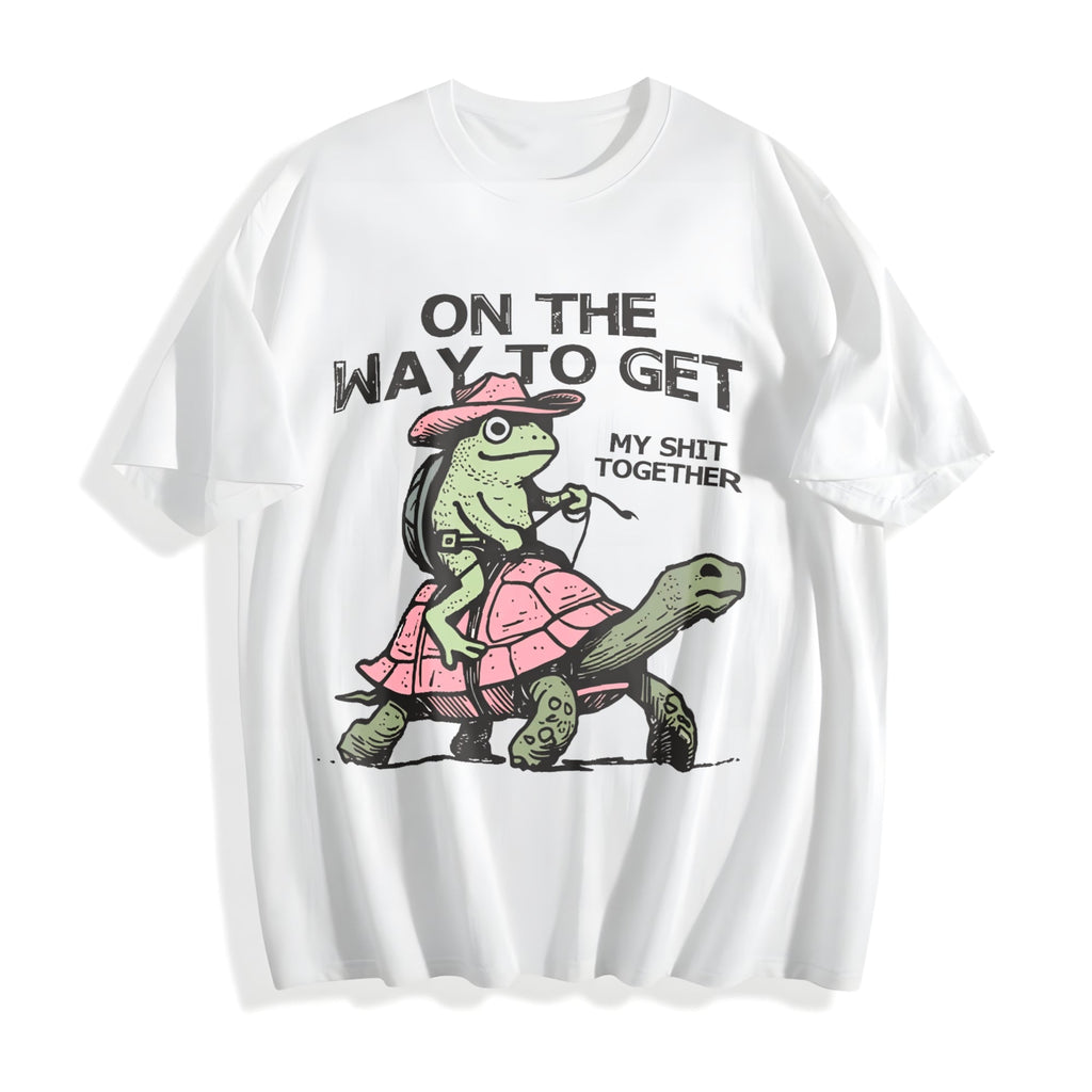 On My Way To Get My Stuff Together Funny Cotton T-Shirt product image 2