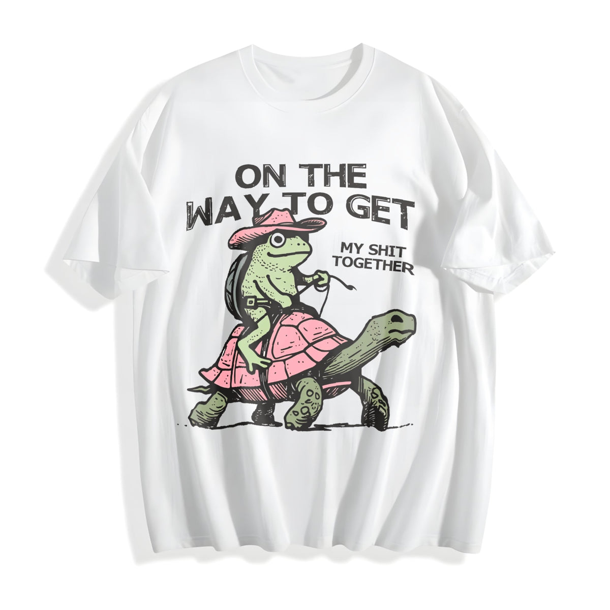 On My Way To Get My Stuff Together Funny Cotton T-Shirt product image 2