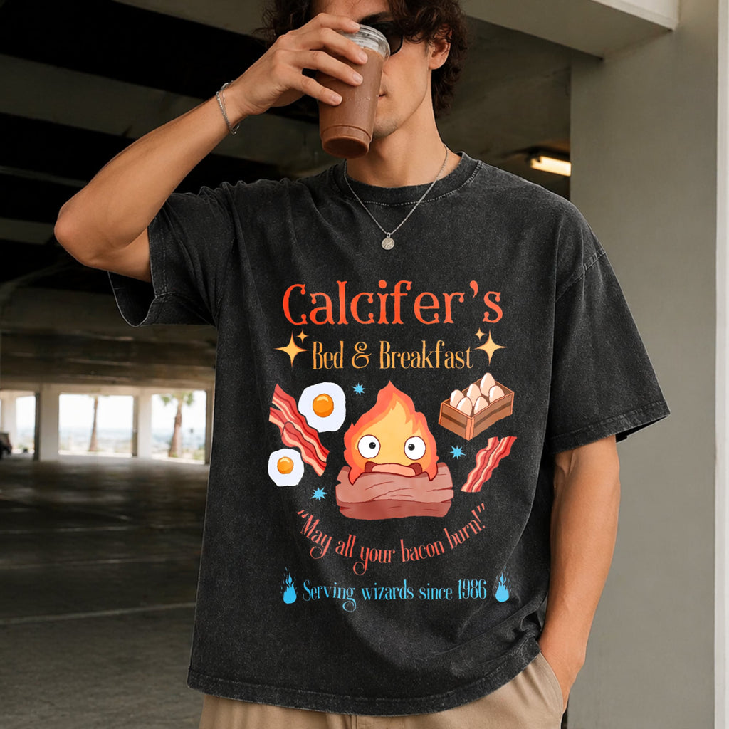 Howl's Moving Castle Inspired Calcifer's Bed Vintage Washed product image 2