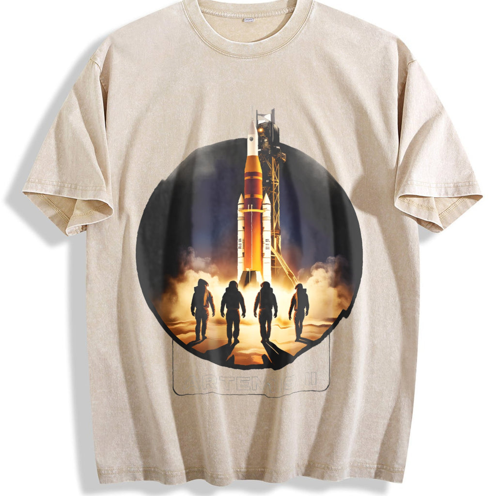 Nasa Artemis Ii Sls Rocket Launch Astronaut Silhouette product image 1