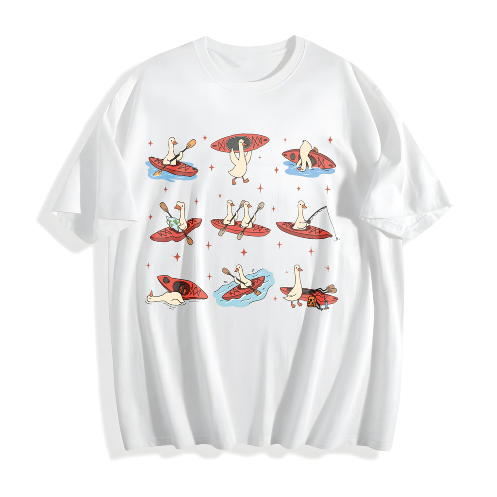 Silly Goose Kayaking Cotton T-Shirt product image 2