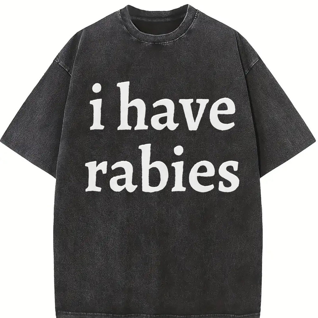 Water I Have Rabies Vintage Washed T-Shirt product image 2