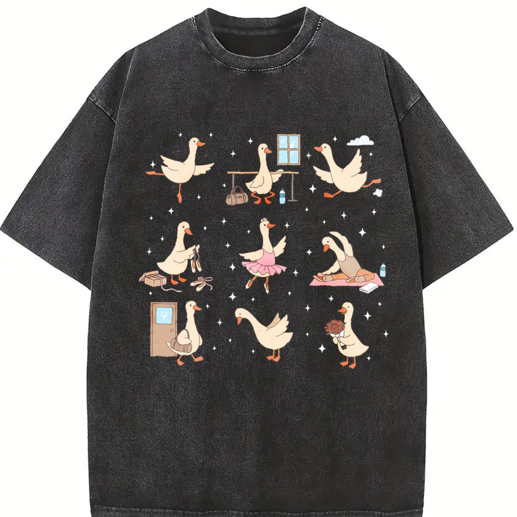 Silly Goose Ballet Vintage Washed T-Shirt product image 2