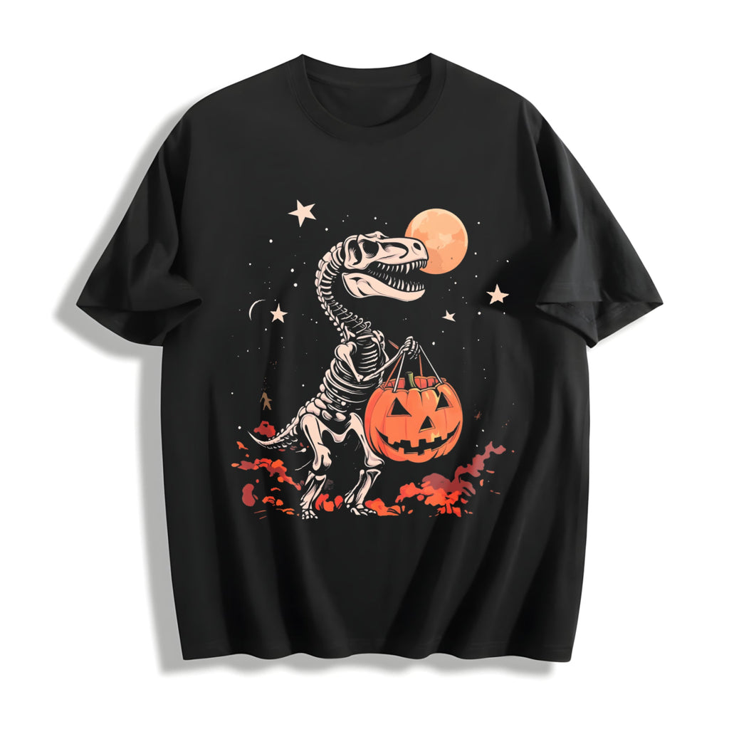 Dinosaur Halloween Cotton T-Shirt product image 1
