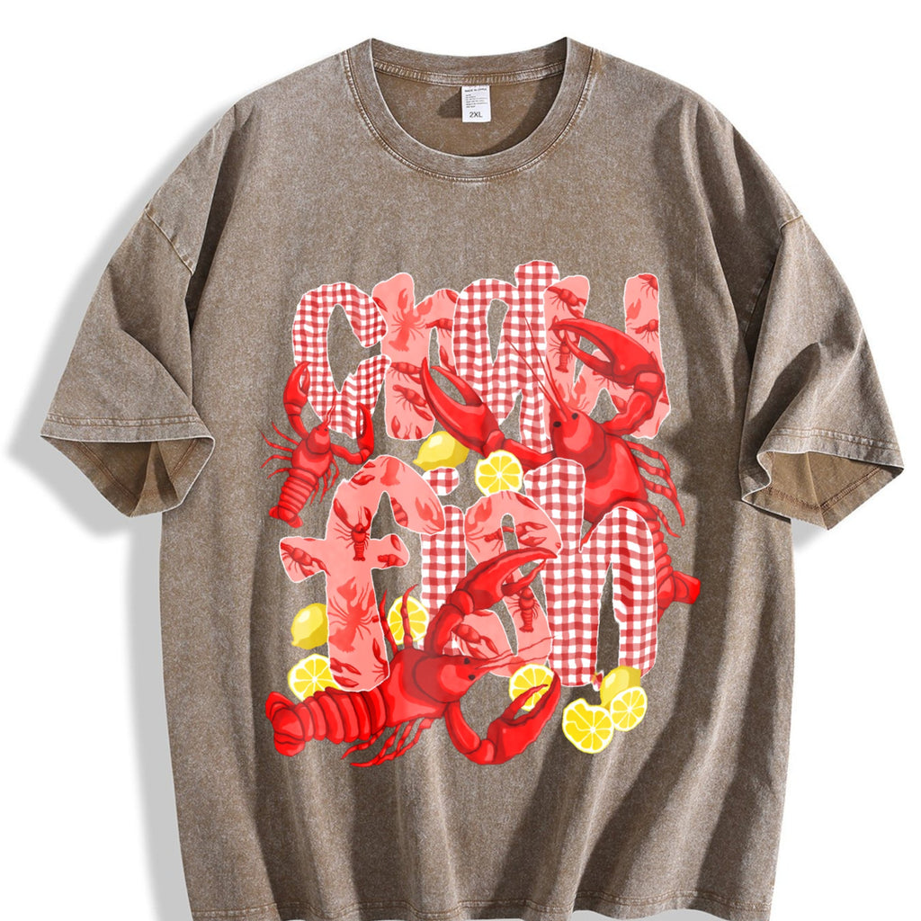 Crawfish Vintage Washed T-Shirt product image 3
