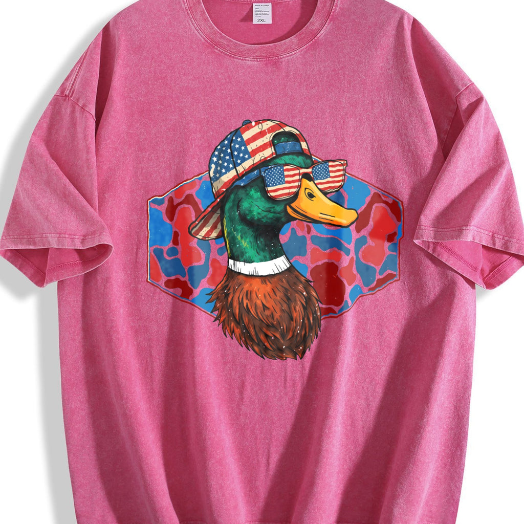 Mallard Duck Flying Vintage Washed T-Shirt product image 5