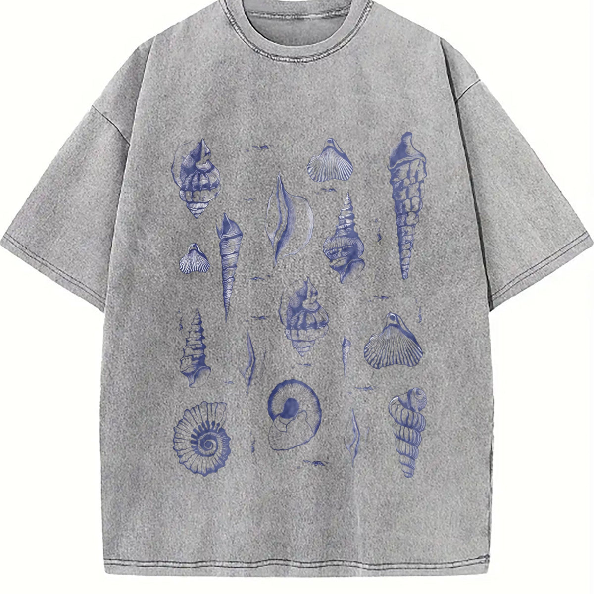 Sea Shell Tattoo Vintage Washed T-Shirt product image 5