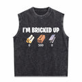 I'm Bricked Up Meme Men's Washed Tank Top