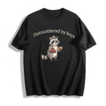 Boy Mom Dad Raccoon Cotton T-Shirt product image 1
