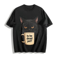 Is He Dead Yet Black Cat Dark Humor Liberal Democrat product image 1