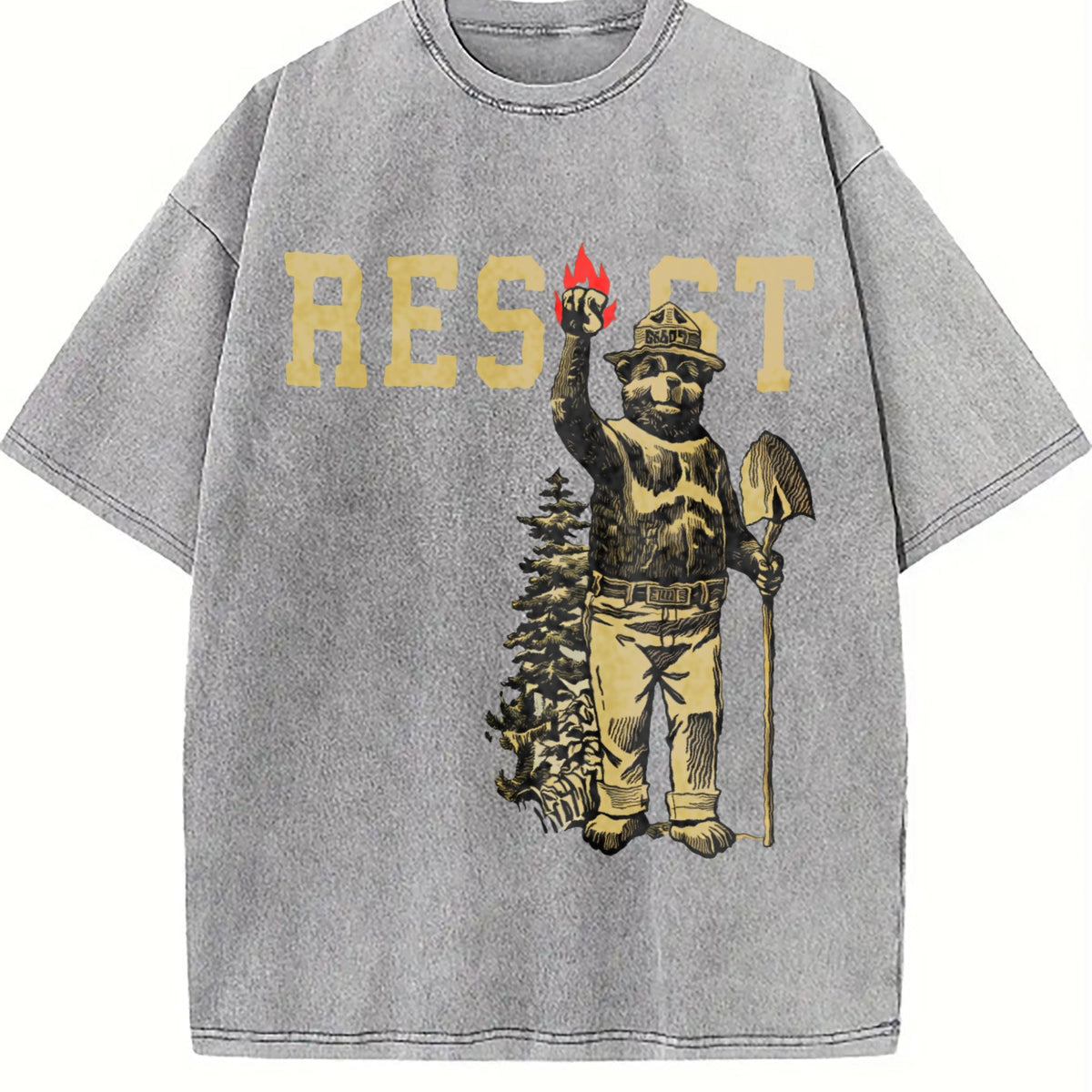 Smokey Bear Resist Vintage Washed T-Shirt product image 4