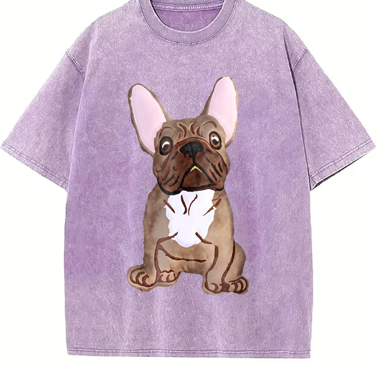 French Bulldog Vintage Washed T-Shirt product image 6