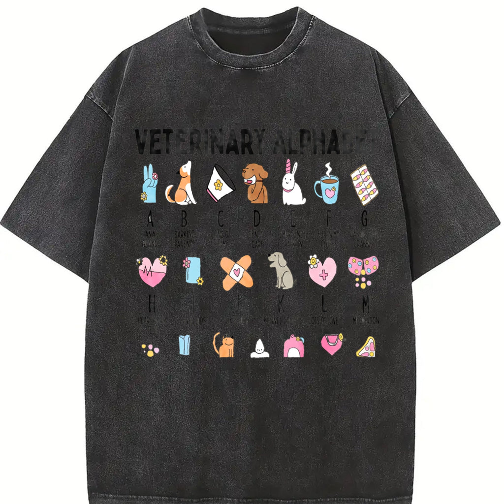Veterinarian Vintage Washed T-Shirt product image 2