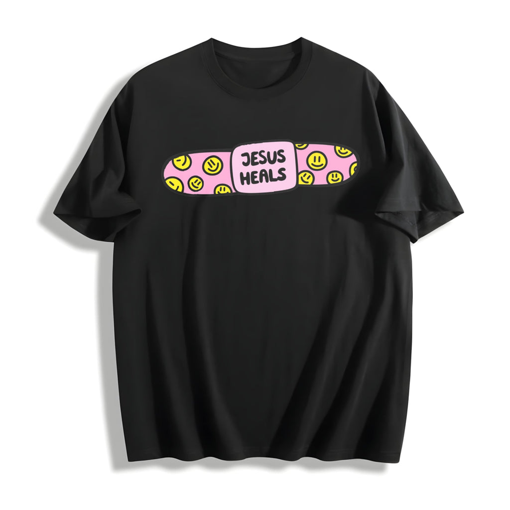 Jesus Heals Cotton T-Shirt product image 1