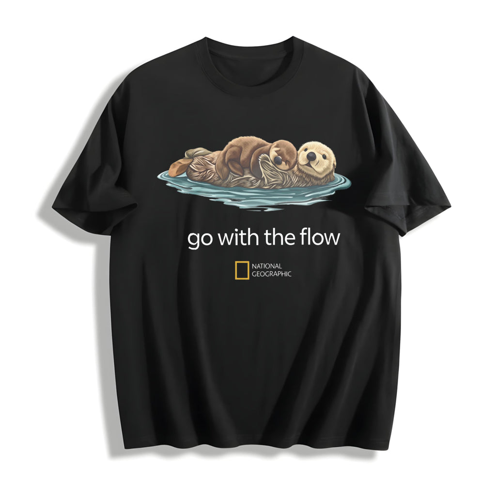 Cute Sea Otter Go With The Flow National Geographic Boxy product image 1