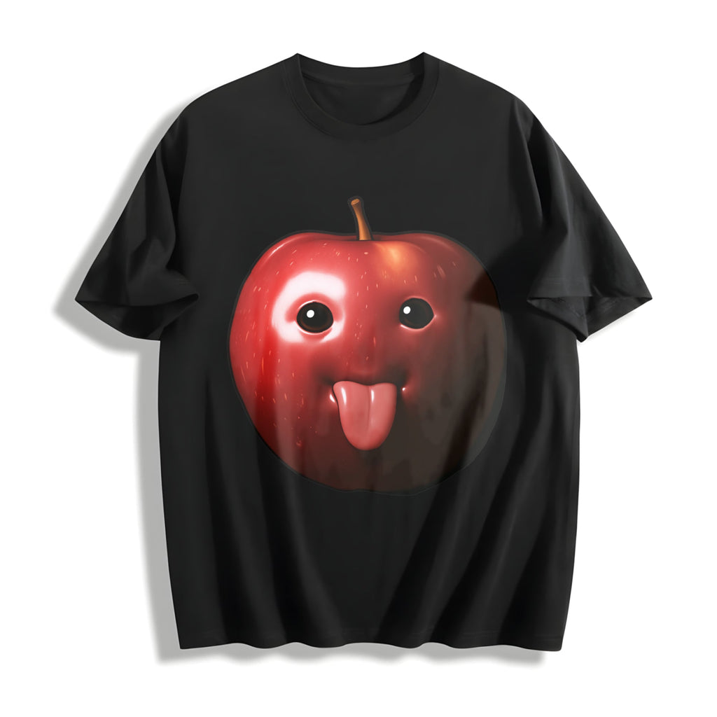 Funny Meme Apple Summer Cotton T-Shirt product image 1