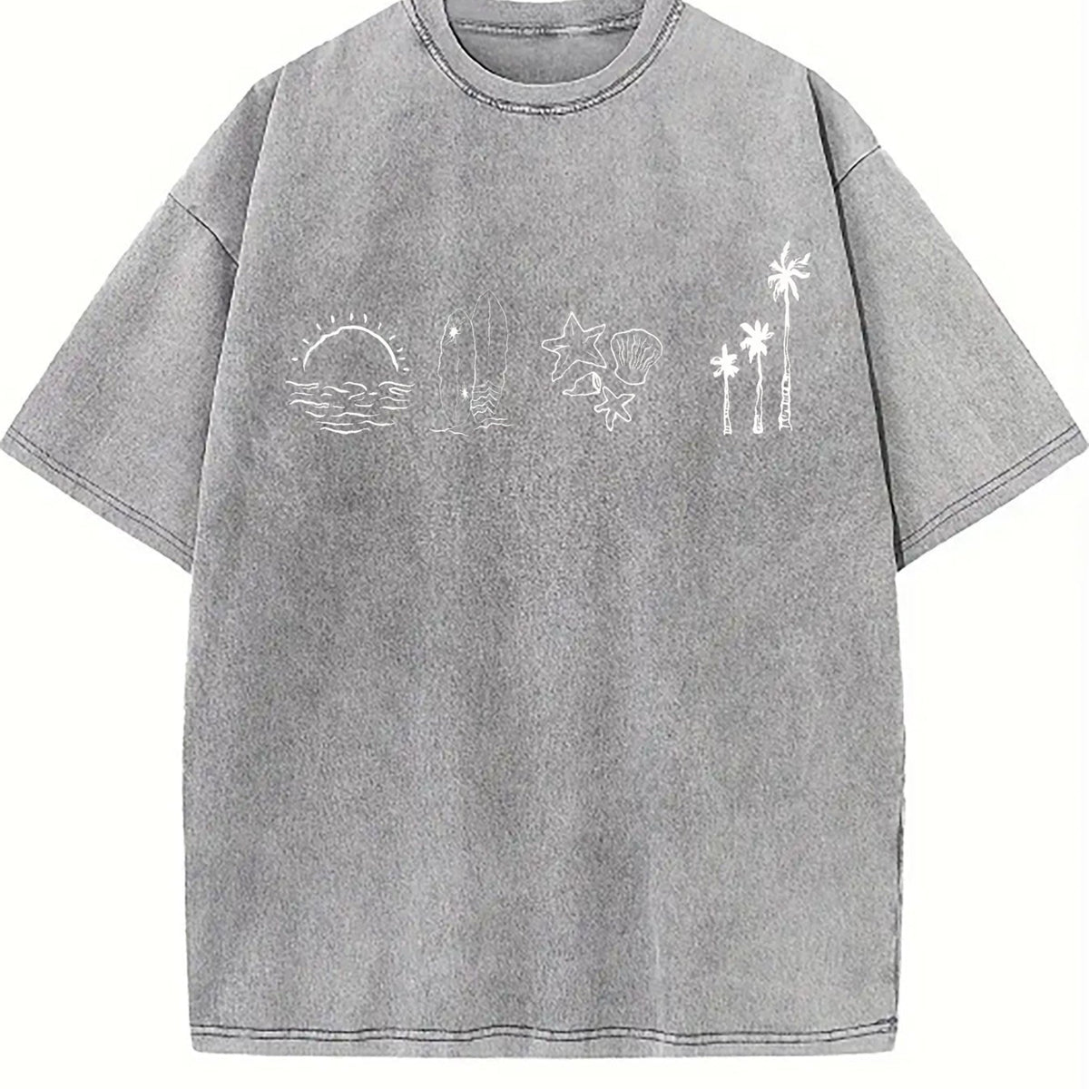 Surfer Ocean 90s Vintage Washed T-Shirt product image 5