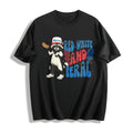 Red White And Feral Cotton T-Shirt product image 1