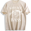 Kiss My Bass 90s Tattoo Vintage Washed T-Shirt product image 1
