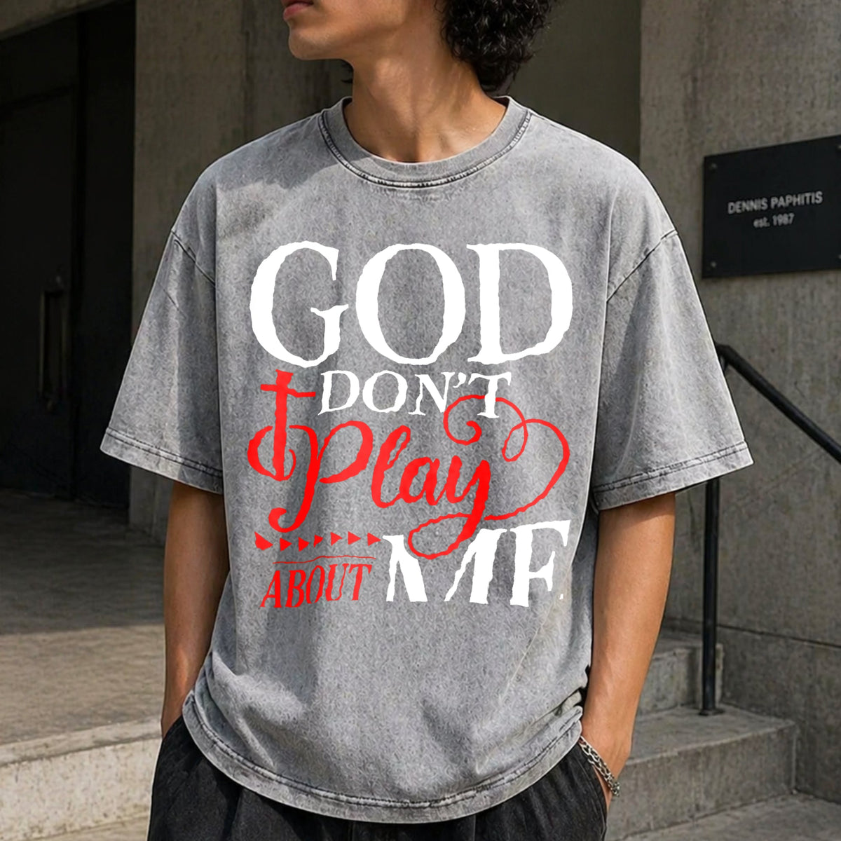 God Dont Play About Me Inspirational Faith Christ Vintage product image 5