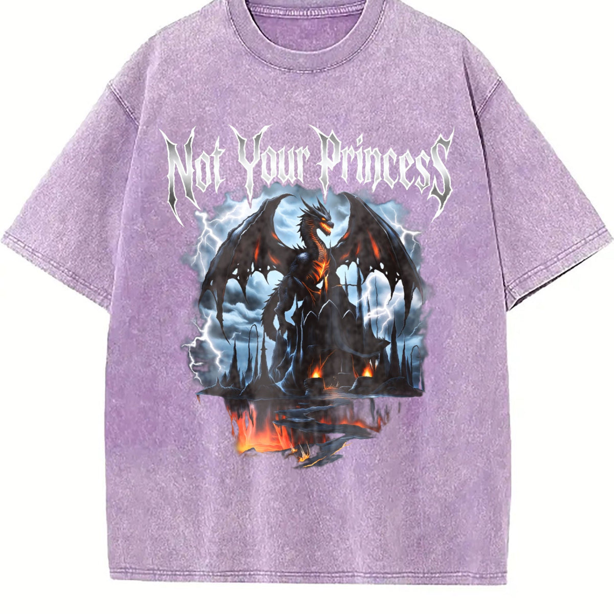 Not Your Princess 90s Vintage Washed T-Shirt product image 6