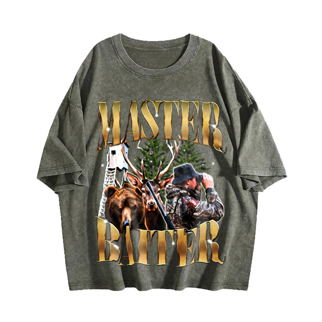Master Baiter Hunter Vintage Washed T-Shirt product image 4