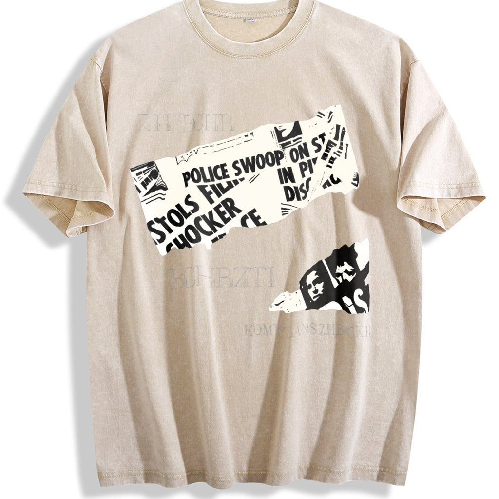 Short-sleeved American Vintage Washed T-Shirt product image 1