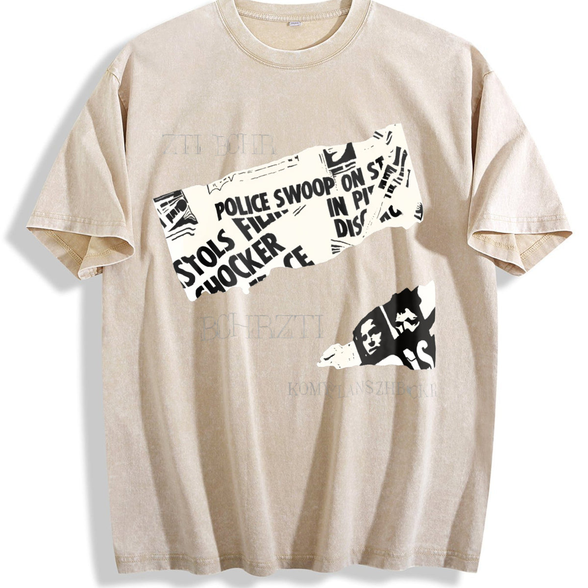 Short-sleeved American Vintage Washed T-Shirt product image 1