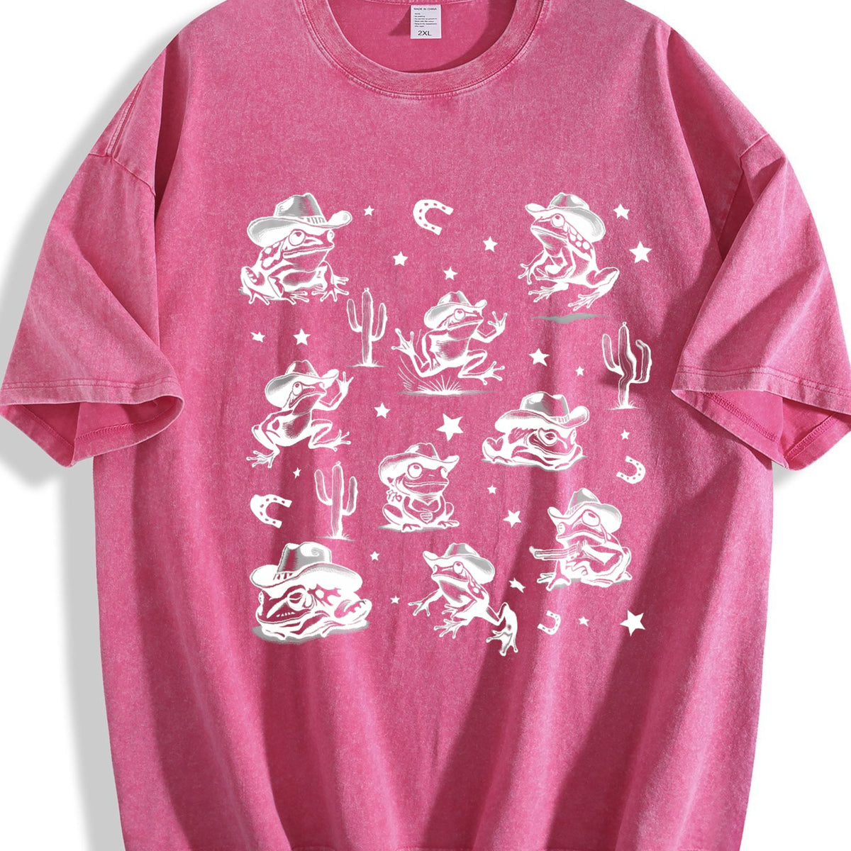 Cowboy Frogs Western Vintage Washed T-Shirt product image 7