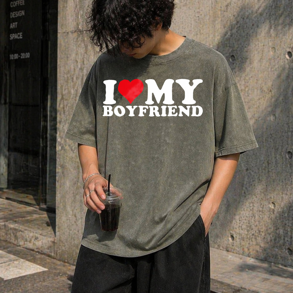 I Love My Heart Vintage Washed T-Shirt product image 4