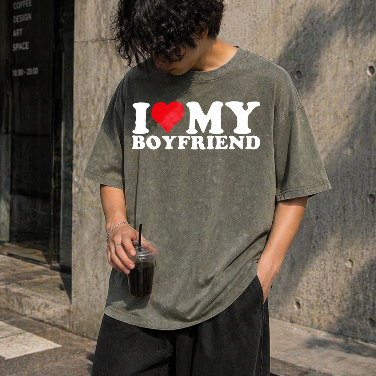 I Love My Heart Vintage Washed T-Shirt product image 4
