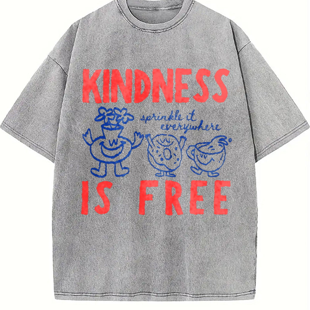 Kindness Is Free Vintage Washed T-Shirt product image 4