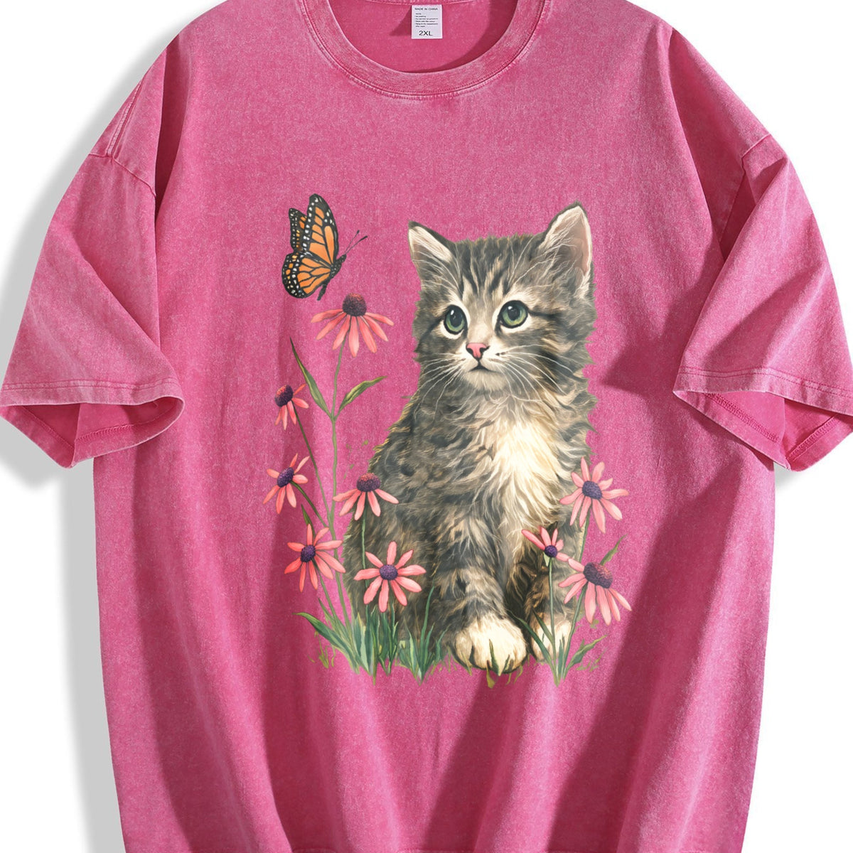 Kitten Vintage Washed T-Shirt product image 7