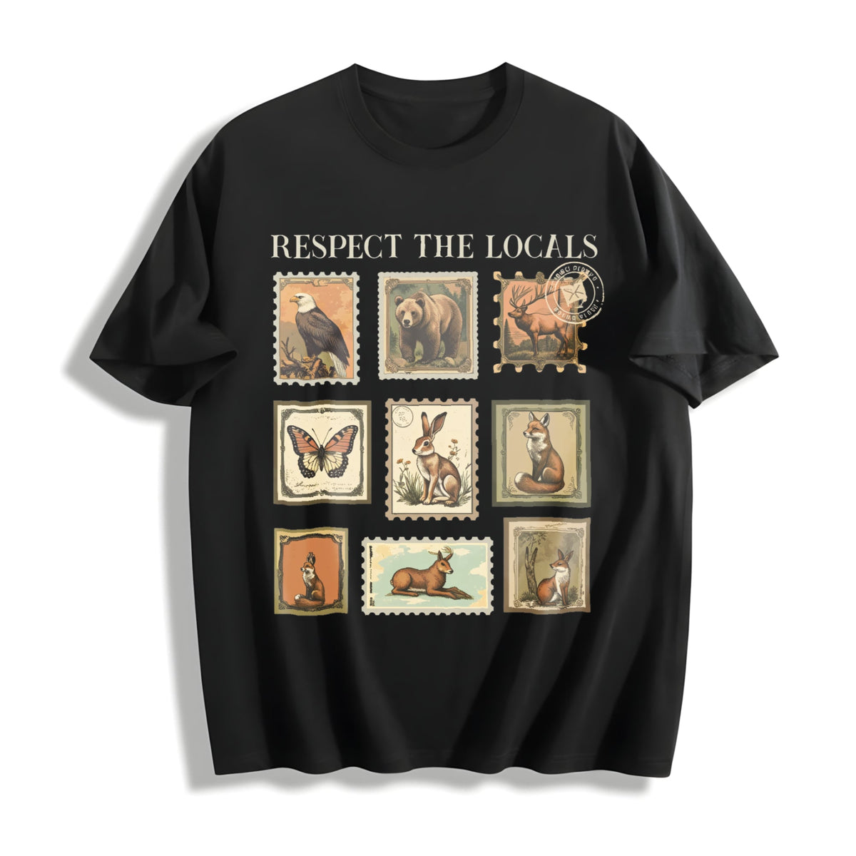 Respect The Local Wildlife Cotton T-Shirt product image 1