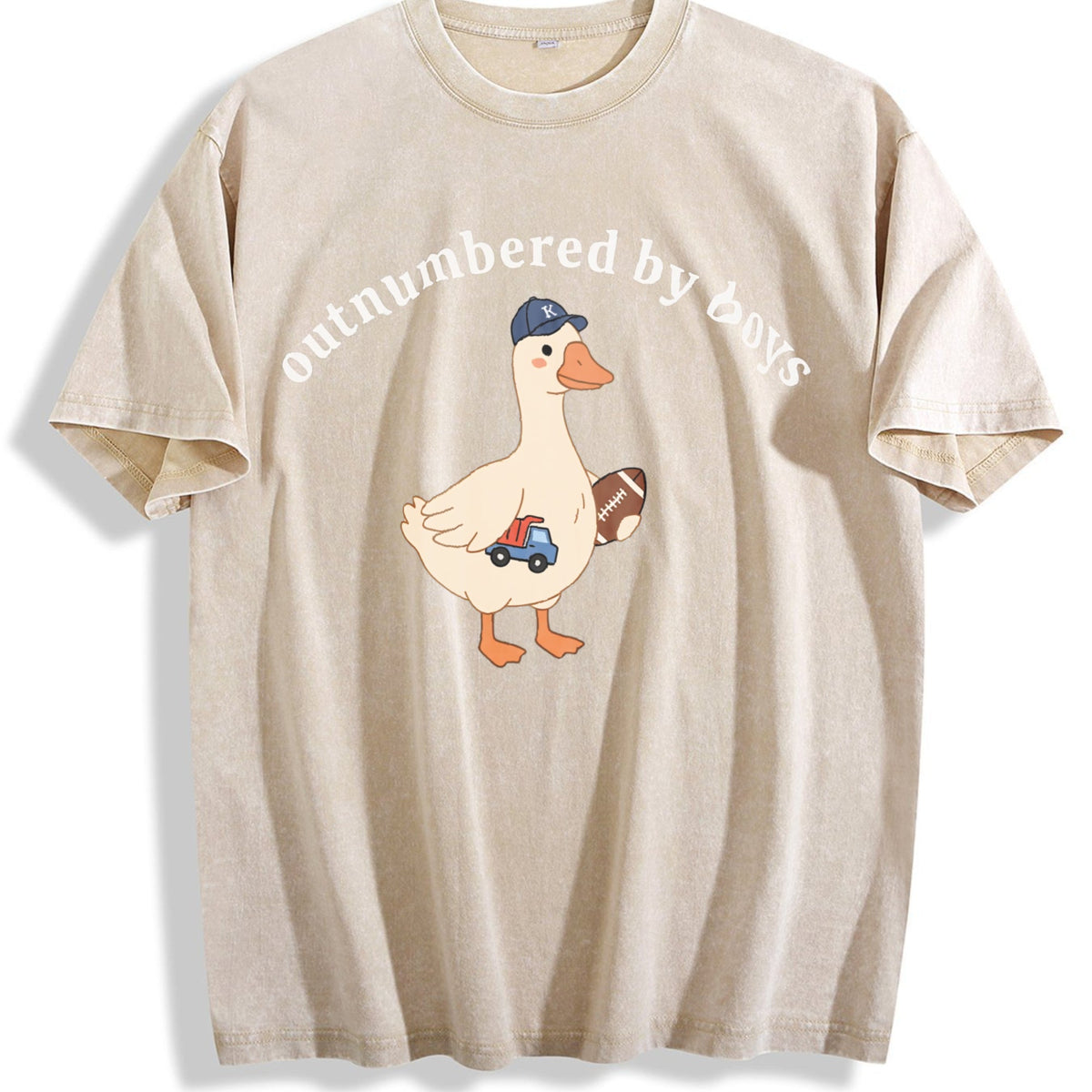 Boy Mom Vintage Washed T-Shirt product image 1