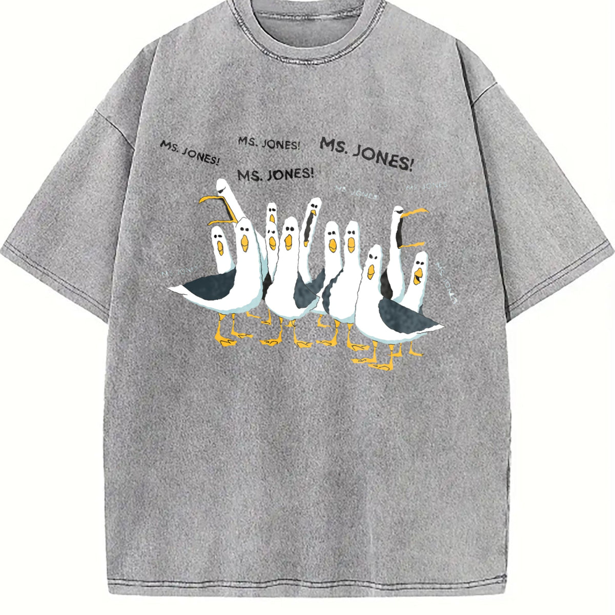 Seagull Teacher Vintage Washed T-Shirt product image 4