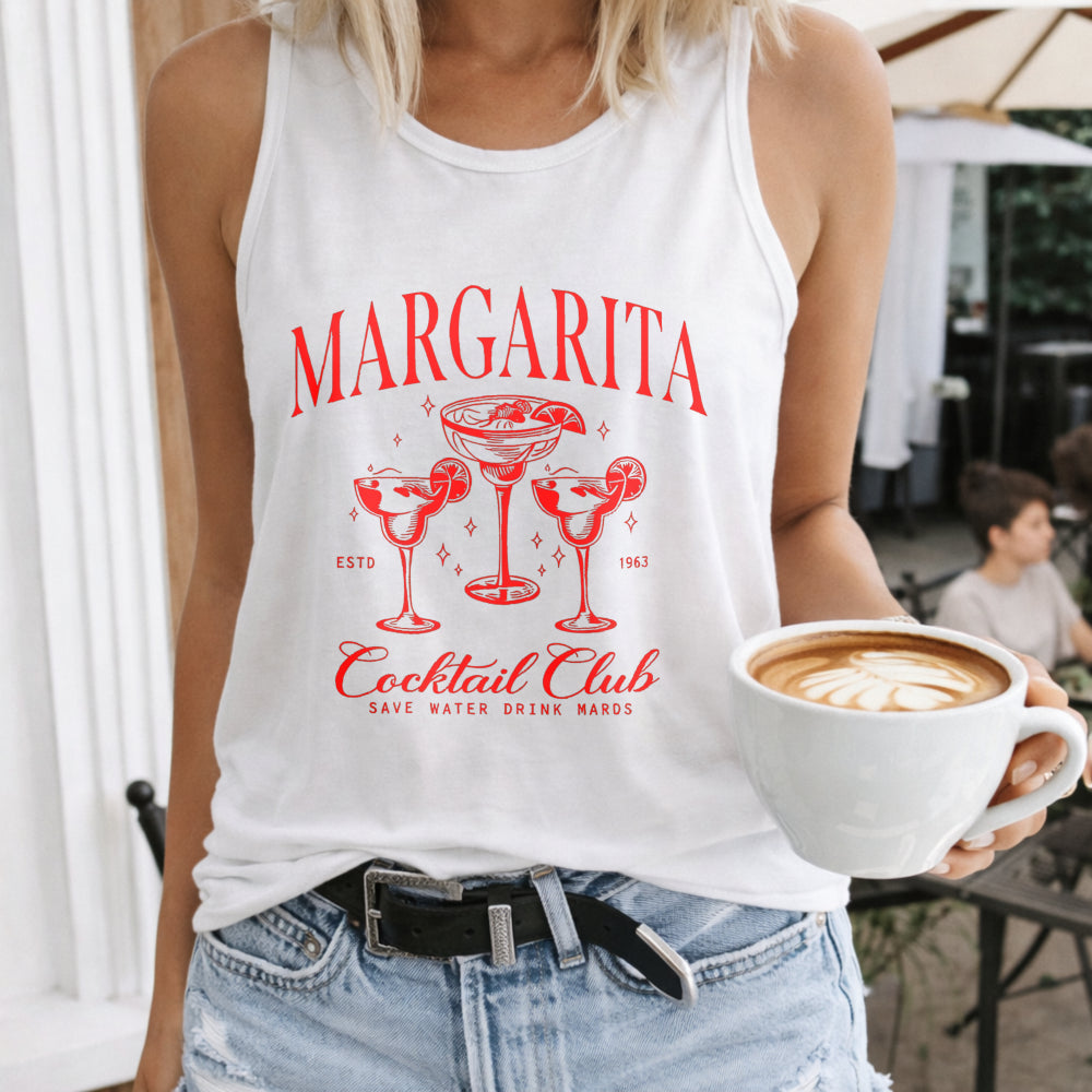 Margarita Letters & Cocktail Women's Tank Top