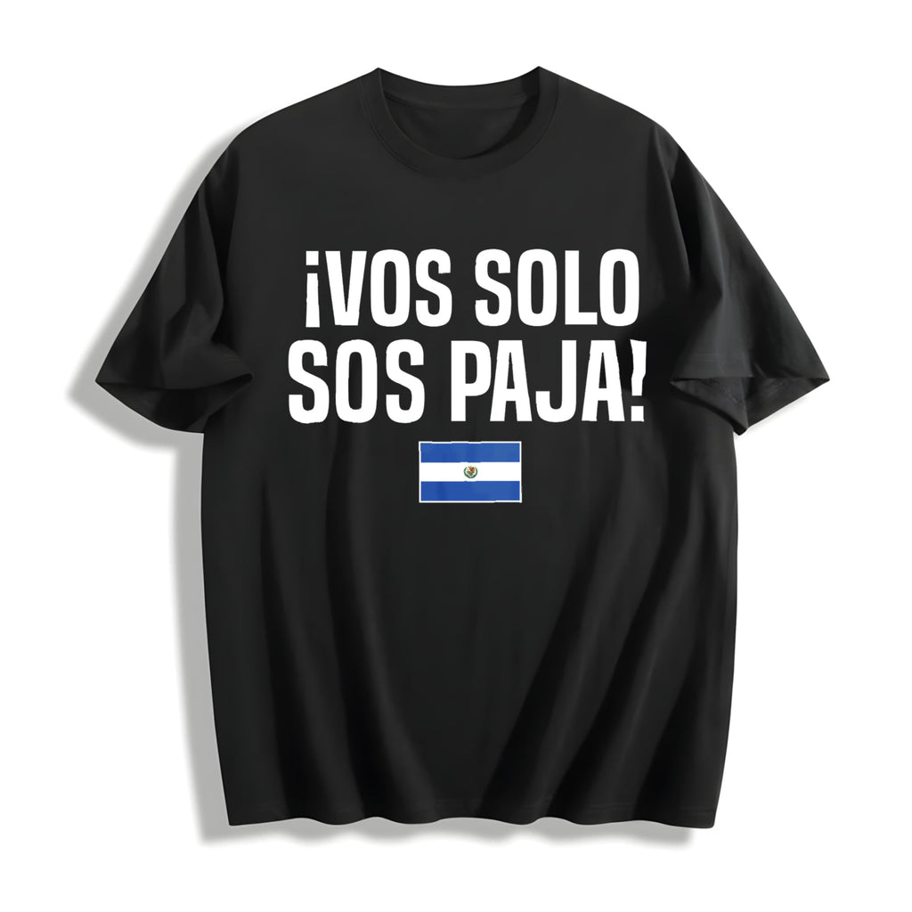 Vos Solo Sos Paja Salvadoran Slang El Salvador Flag Cotton product image 1