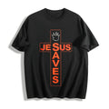 Jesus Saves Cotton T-Shirt product image 1