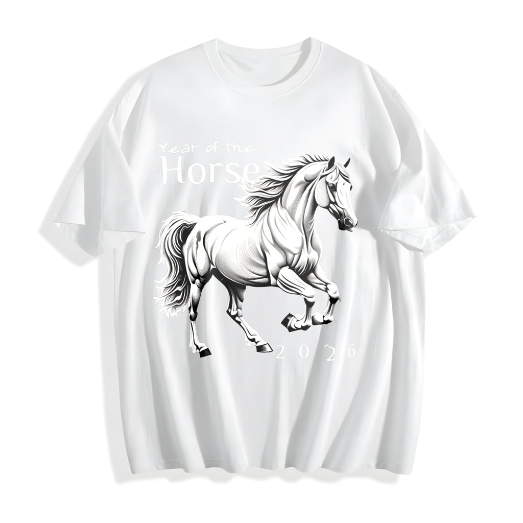 Galloping Horse Year Of The Cotton T-Shirt product image 2