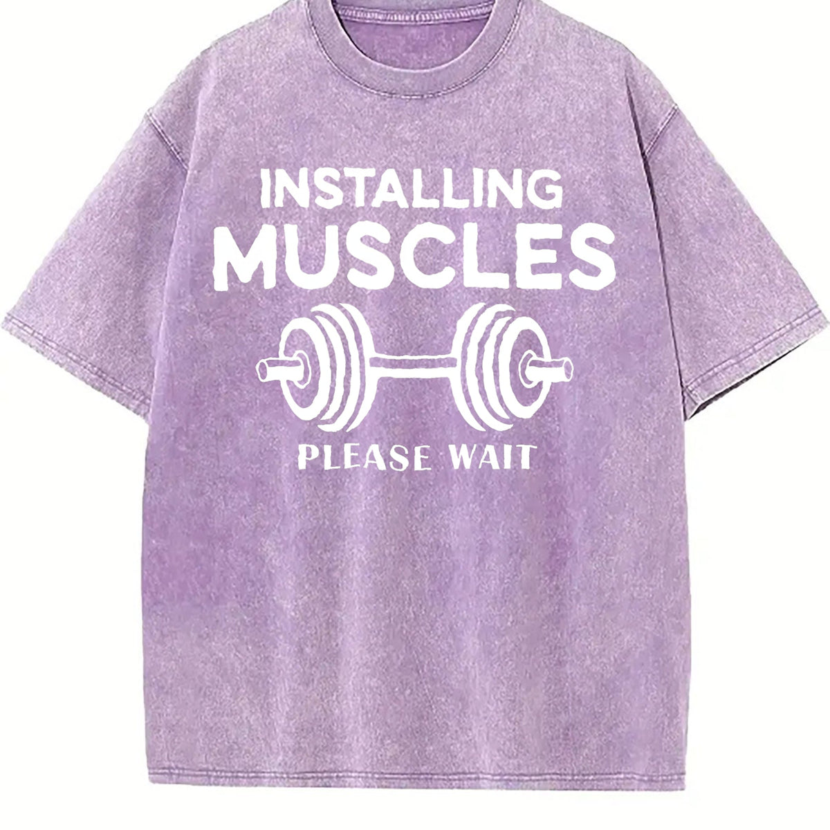 Installing Muscles Please Wait Vintage Washed T-Shirt product image 6