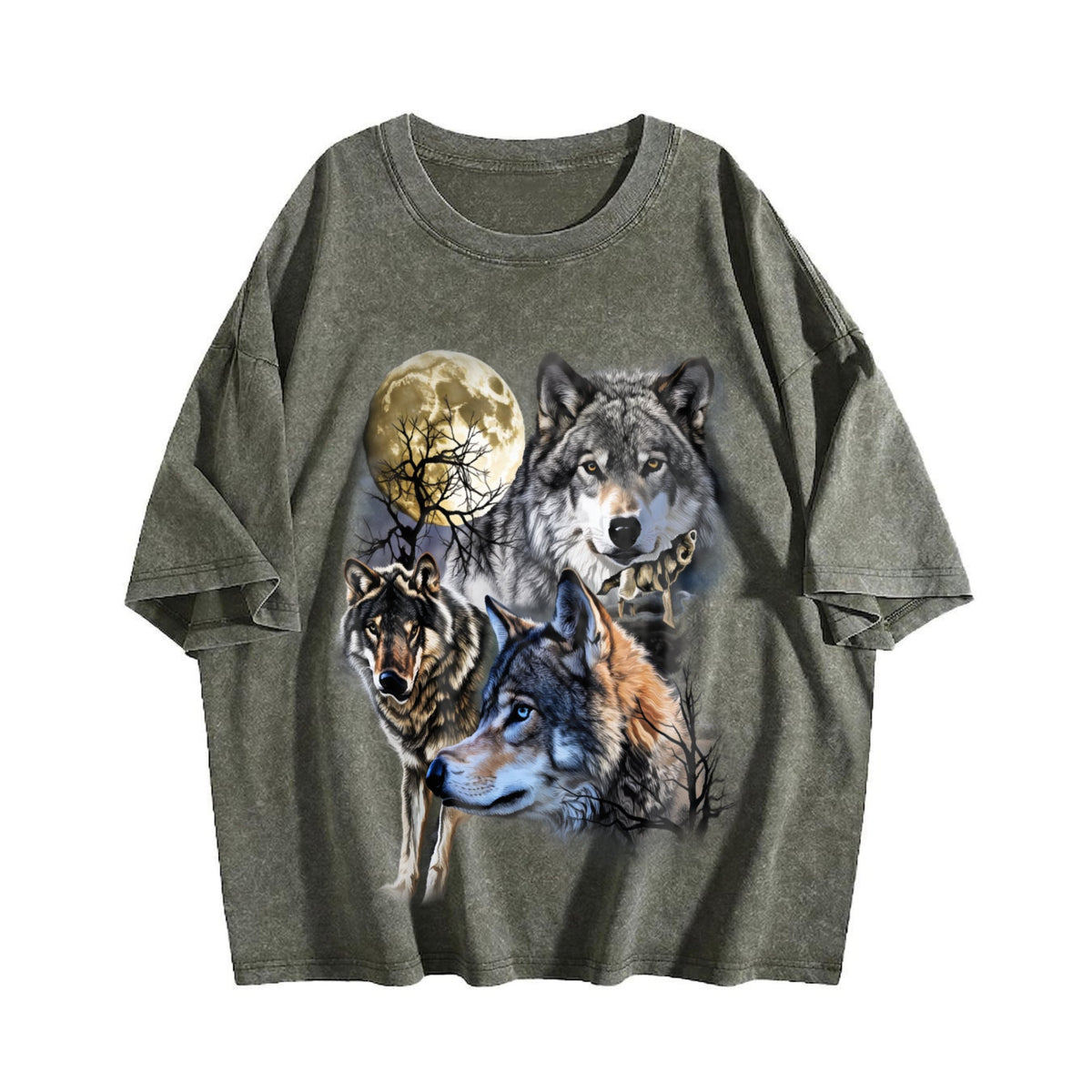 Wolf 90s Vintage Washed T-Shirt product image 4