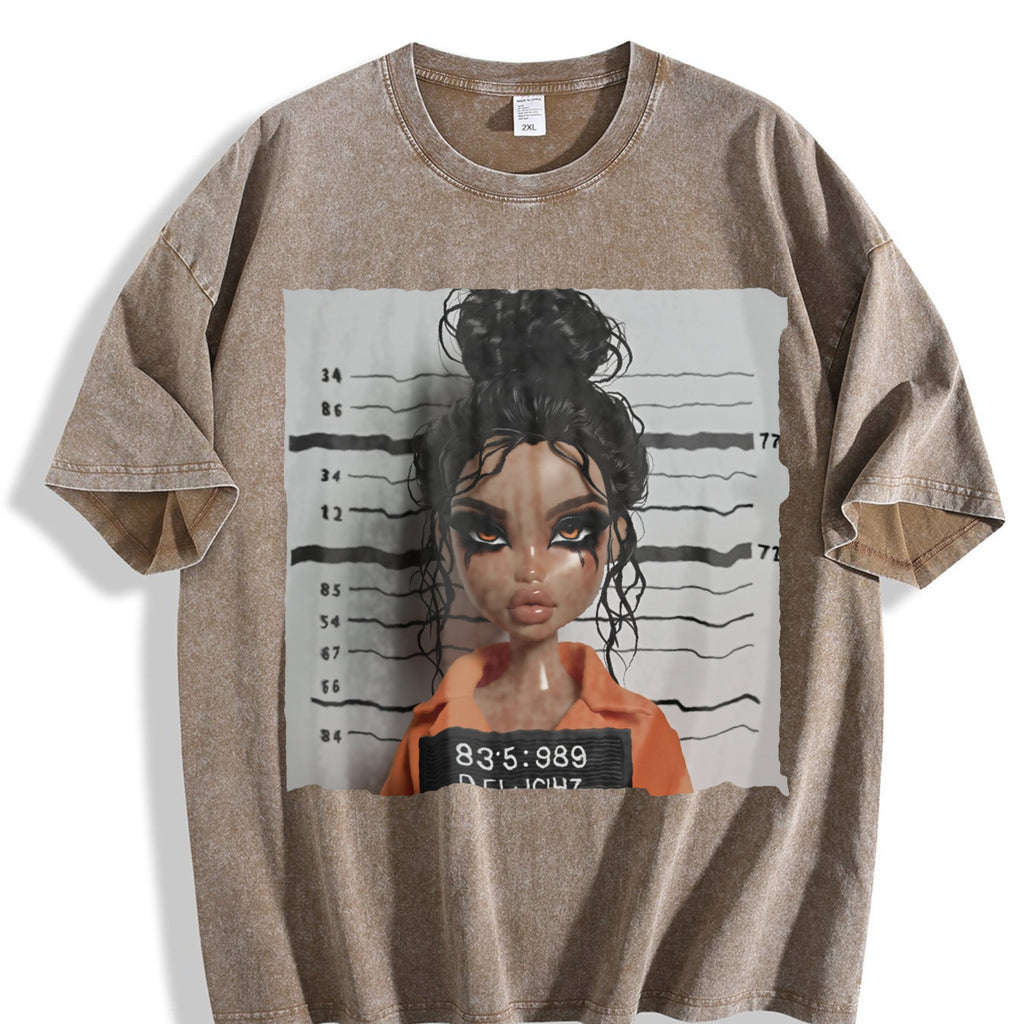 A Unique Doll Vintage Washed T-Shirt product image 3