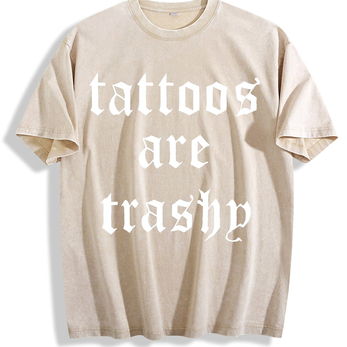Tattoos Are Trash Vintage Washed T-Shirt product image 1