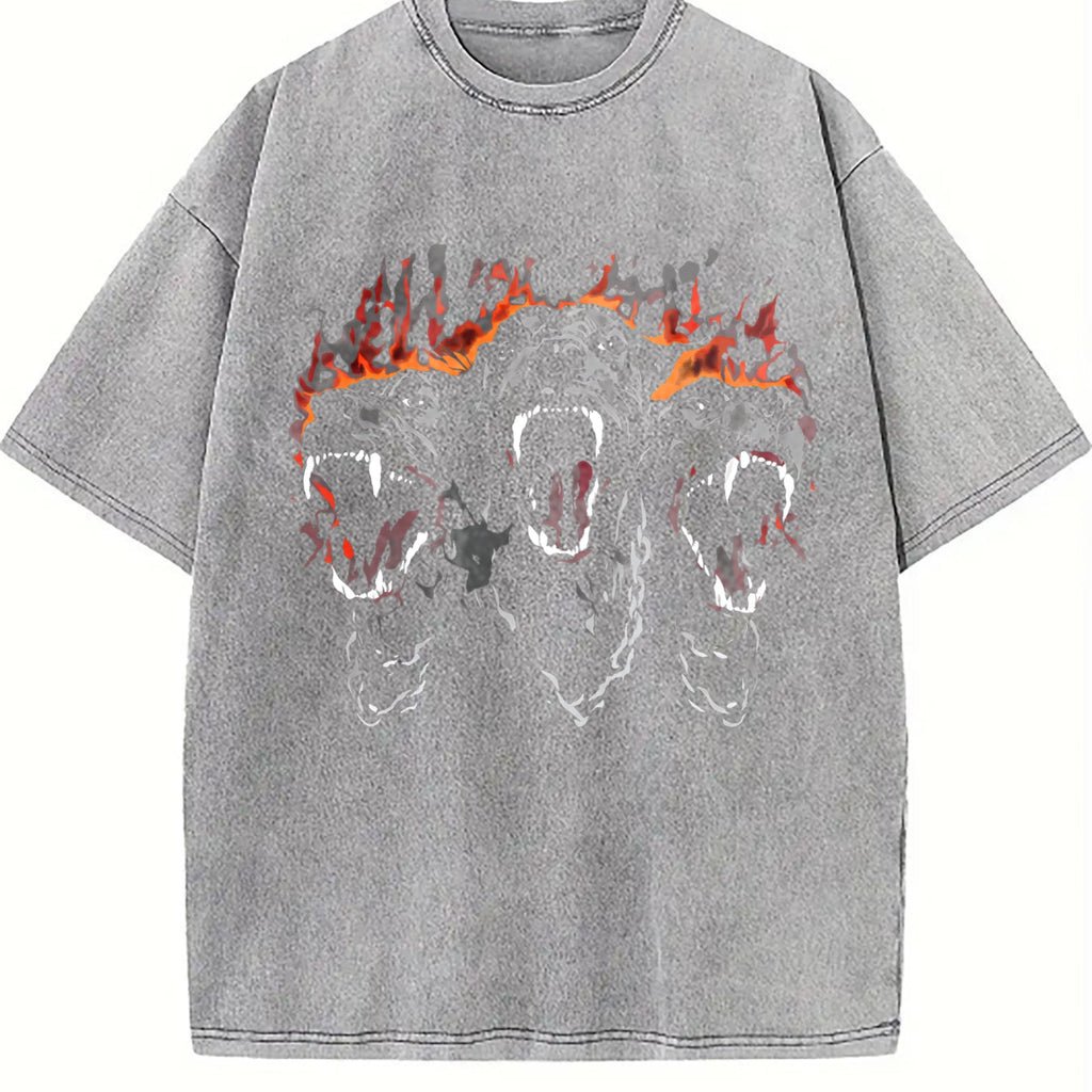 Water- With Roaring Tiger Trio Vintage Washed T-Shirt product image 4