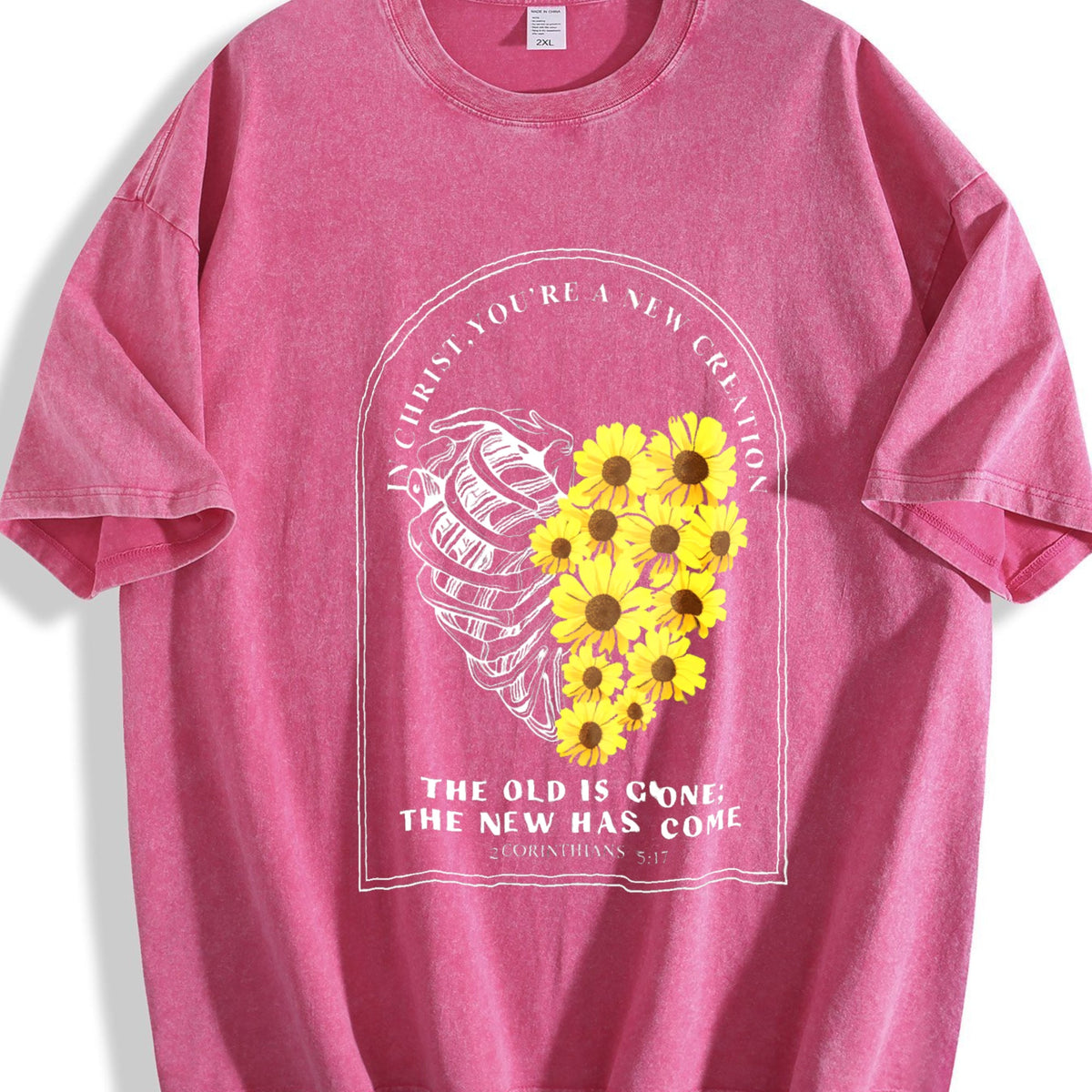 Pure The Bible Verse In Christ Vintage Washed T-Shirt product image 7