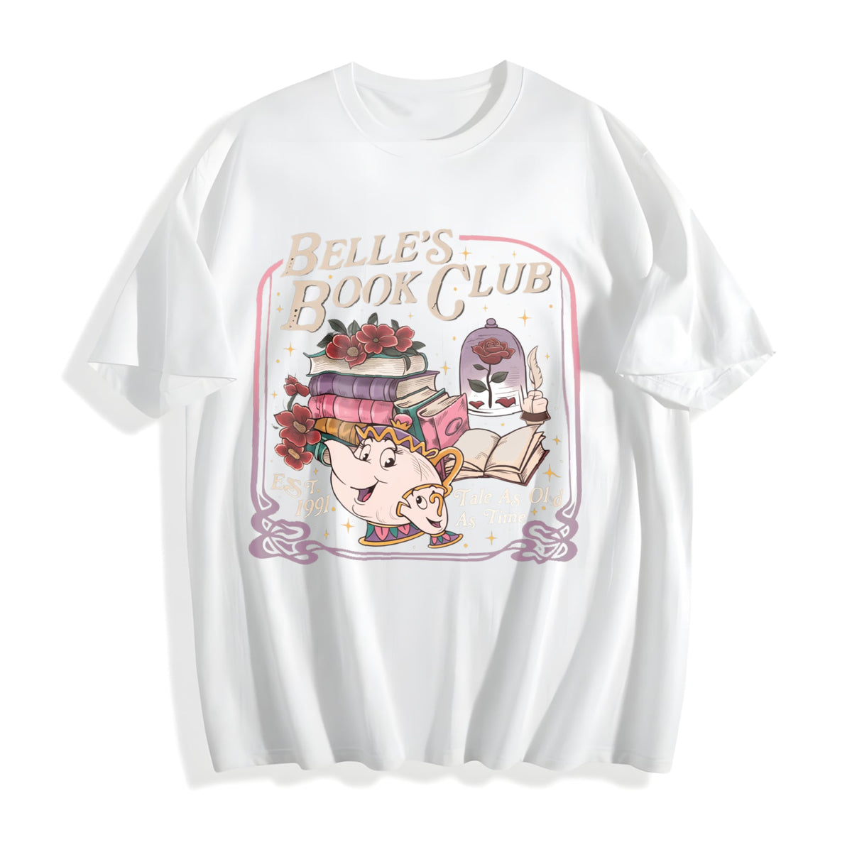 Belle Book Club Cotton T-Shirt product image 2