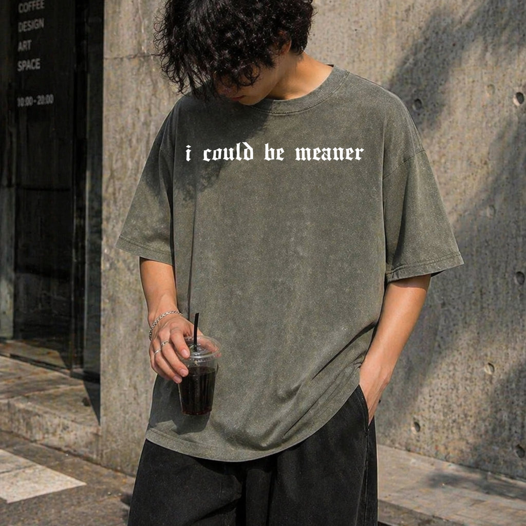 I Could Be Meaner Vintage Washed T-Shirt product image 4